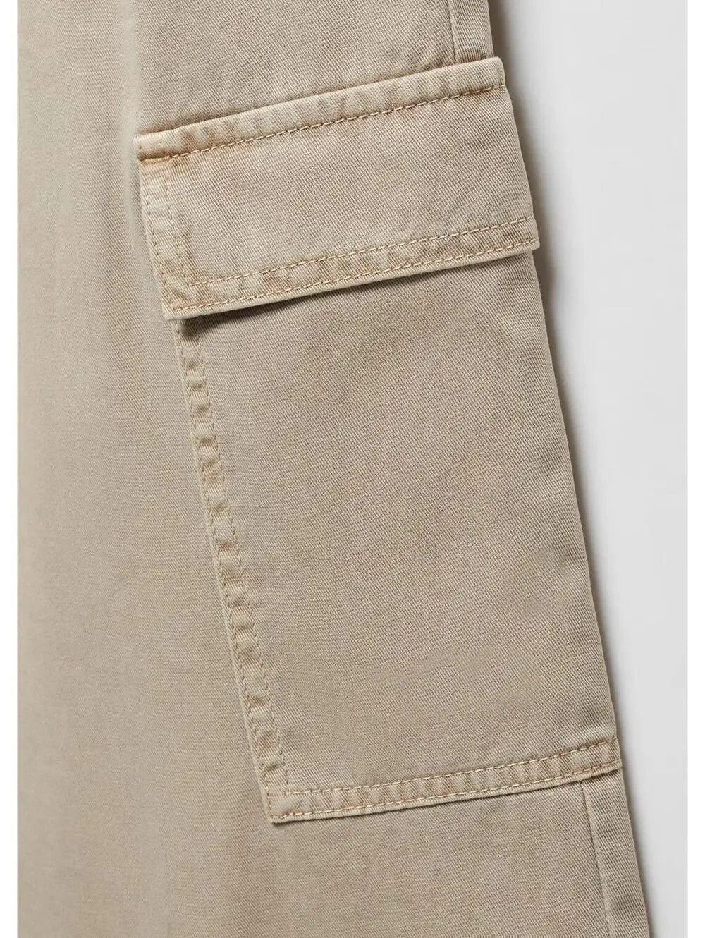 Mango Pocket Cargo Jeans NWT Sand Size 14 (EUR 46)
